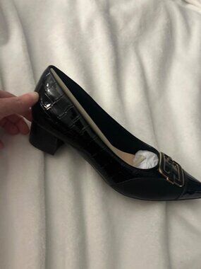 Women's Bunion Dress Shoes Orthopedic Loafers Shoes Low Heel Pumps Black